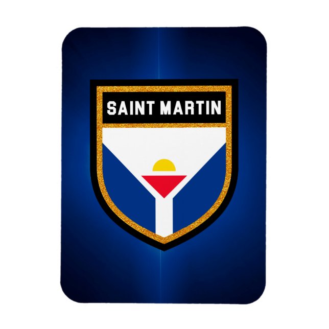Íman Santo Martin Flag (Vertical)