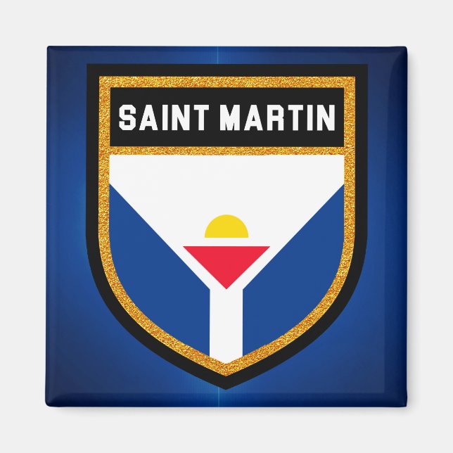 Íman Santo Martin Flag (Frente)