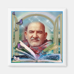 Íman Santo mundial Neem Karoli Baba ji Magnet