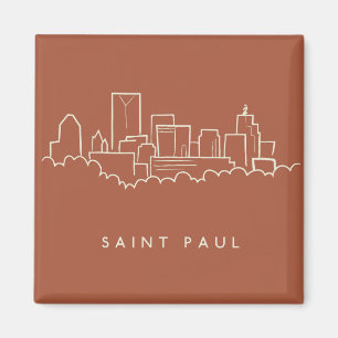 Íman Santo Paul, Minnesota Skyline