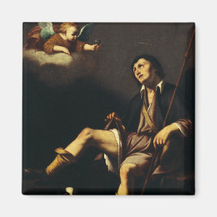 Íman Santo Roch e o Anjo pela Cara François