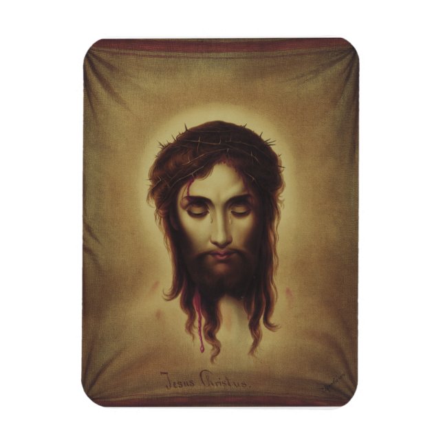 Íman Santo Rosto de Jesus Cristo (Vertical)