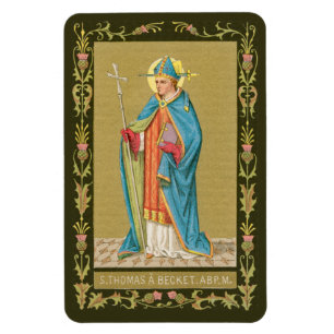 Íman Santo Tomás Becket com Espada na Mitra (P 005)