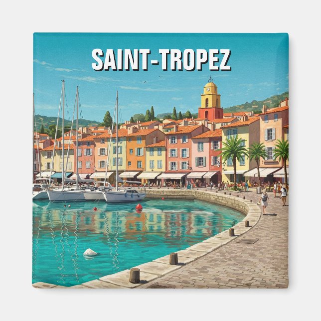 Íman Santo-Tropez France Viagem (Frente)