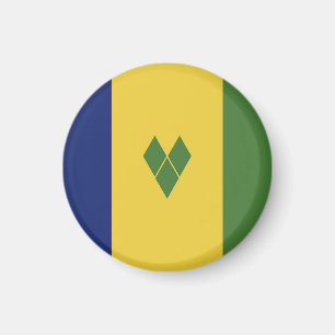 Íman Santo Vincent e bandeira das Granadinas
