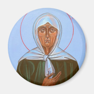 Íman Santo Xenia do ímã ortodoxo do ícone de St