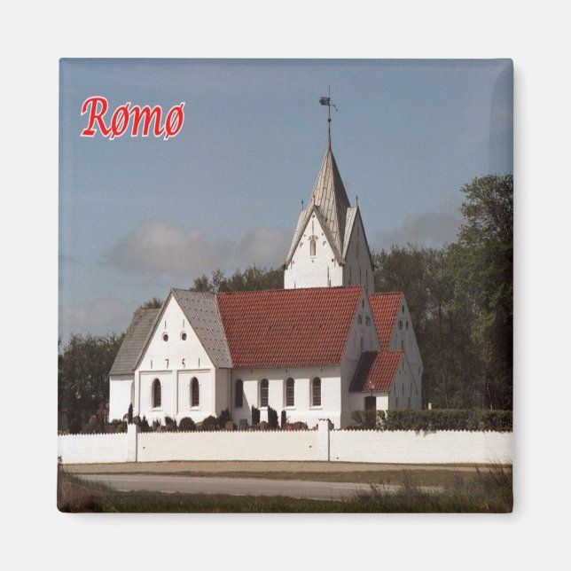 Íman santo zDK015 ROMO CLEMEN KIRKE Ilhas Frísio, (Frente)