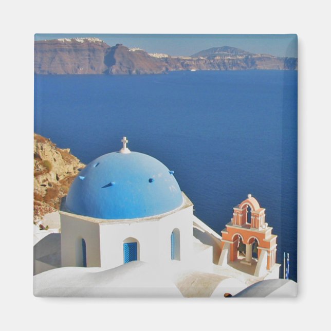 Íman Santorini de Oia Magnet (Frente)