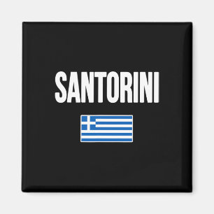 Íman Santorini Grécia Bandeira Grega Lembrança Férias