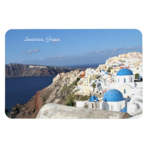 Íman Santorini, Grécia, Oia, Fotografia, Magnet
