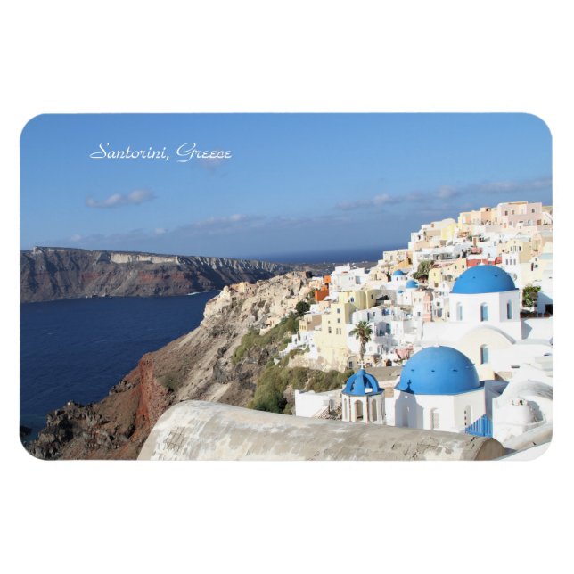 Íman Santorini, Grécia, Oia, Fotografia, Magnet (Horizontal)