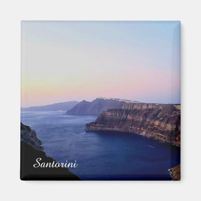 Íman Santorini Greece Souvenir Magnet (Frente)