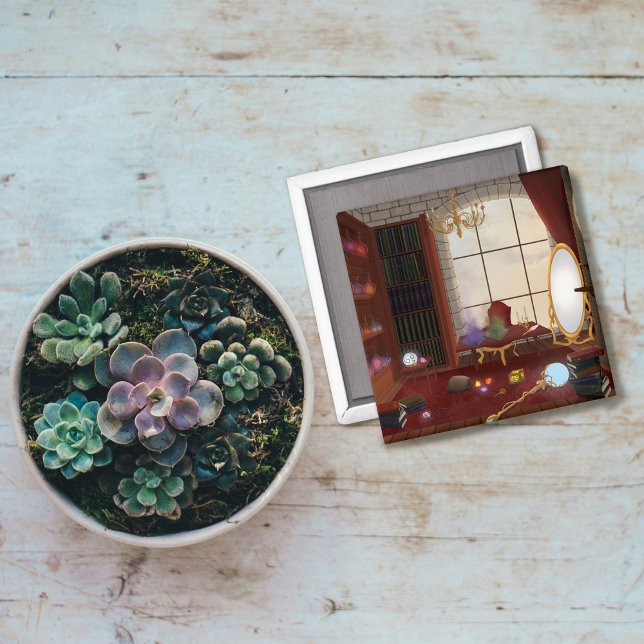 Íman Santuário da Mage - Biblioteca Encantada (Criador carregado)