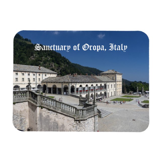 Íman Santuário de Oropa, Piemonte, Itália (Horizontal)