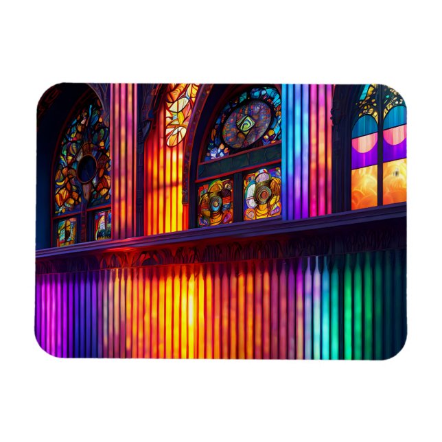 Íman Santuário | Rainbow Church Interior (Horizontal)
