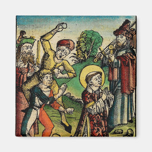 Íman São Estêvão o Protomártir Iconografia de Arte Fina