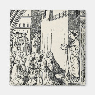 Íman São Estêvão o Protomártir Iconografia de Arte Fina