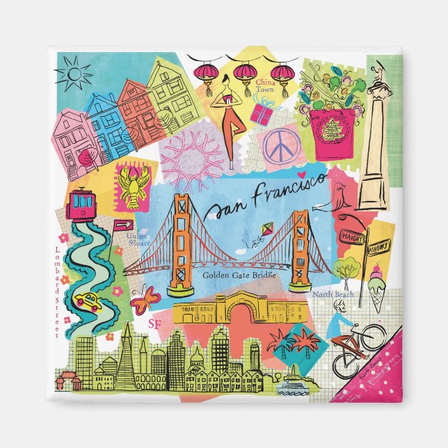 Íman São Francisco, Califórnia (Frente)