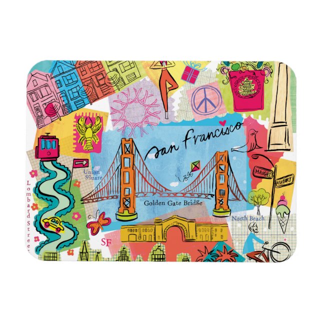 Íman São Francisco, Califórnia (Horizontal)