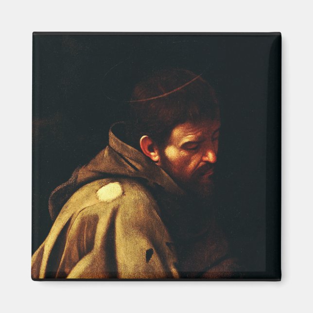 Íman São Francisco de Assis por Caravaggio (Frente)