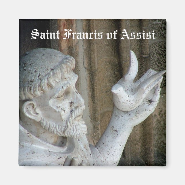 Íman São Francisco e a pomba (Frente)