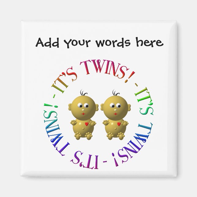 Íman São gêmeos! (Frente)