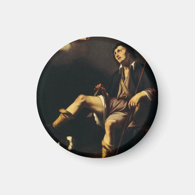 Íman São Roque e o Anjo por Guy François (Frente)