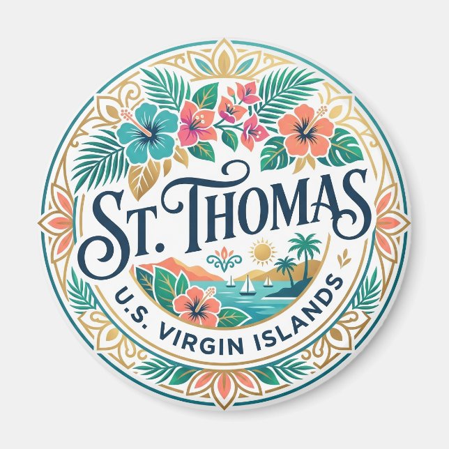 Íman São Tomás, Ilhas Virgens Americanas (Frente)