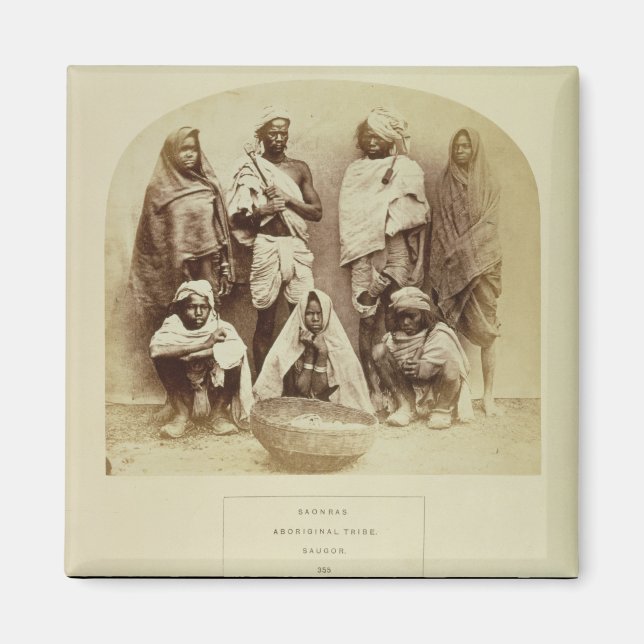 Íman Saonras, uma tribo aborígina de Saugor, Central (Frente)