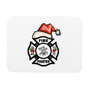 Íman Sapador-bombeiro Papai Noel