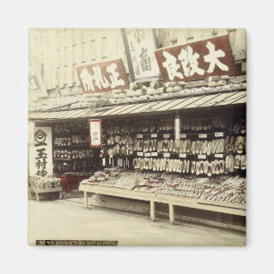 Íman Sapataria em Kyoto, c.1890 (foto mão-colorida)