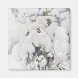 Íman Saplings (por Pekka Halonen) de pinheiro coberto p