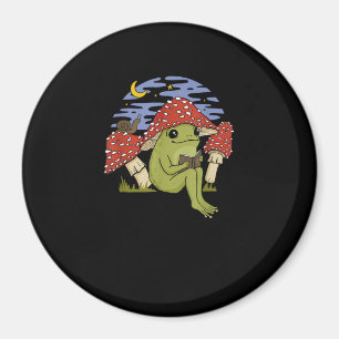 Íman Sapo com Chapéu de Cogumelo - Cottagecore Goblinco