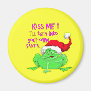Íman Sapo com Papai Noel Engraçado dizendo