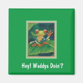 Íman Sapo de árvore de olhos vermelhos