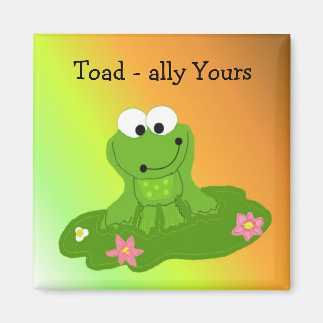 Íman Sapo de Bobo de Toad-ally (Frente)