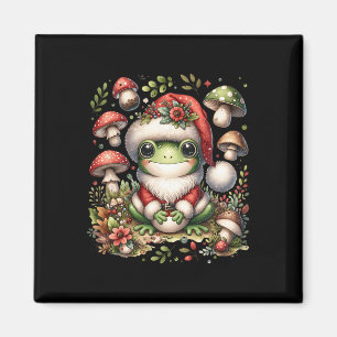 Íman Sapo De Cottagecore Homens De Cogumelos De Natal