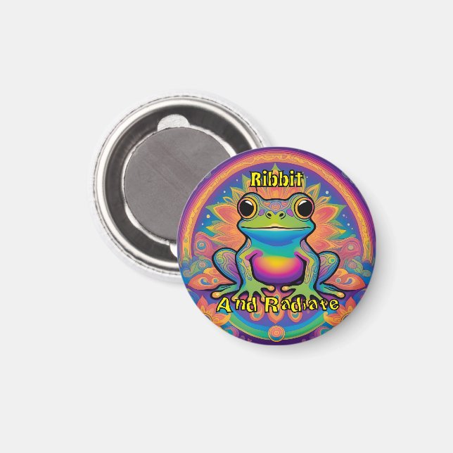 Íman Sapo de Ribbits e Radiação - Groovela Psicodélica  (Front/Back)