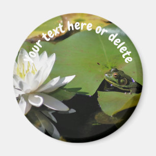 Íman Sapo e Flor de Lótus Personalizados