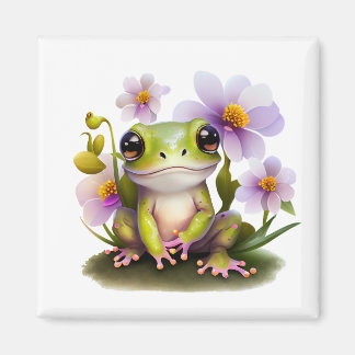 Íman Sapo em Flores