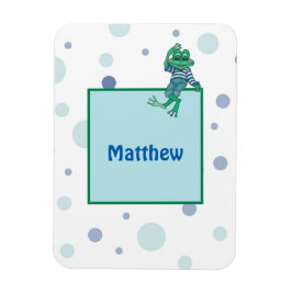 Íman Sapo em Jeans, Aniversário, Bolinhas