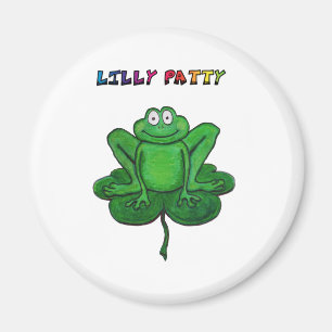 Íman Sapo engraçado da almofada do rissol de Lilly do