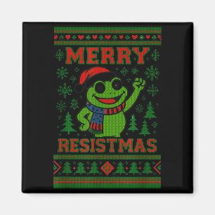 Íman Sapo engraçado de Natal Meme Resistmas Humor de Fe