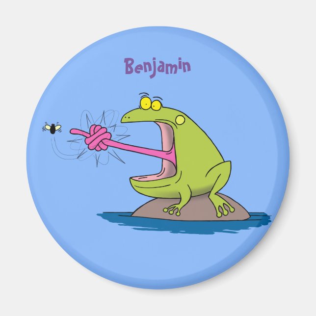 Íman Sapo engraçado e desenho animado (Frente)