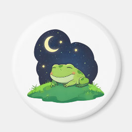 Íman Sapo fofo de observação de estrelas Design de céu