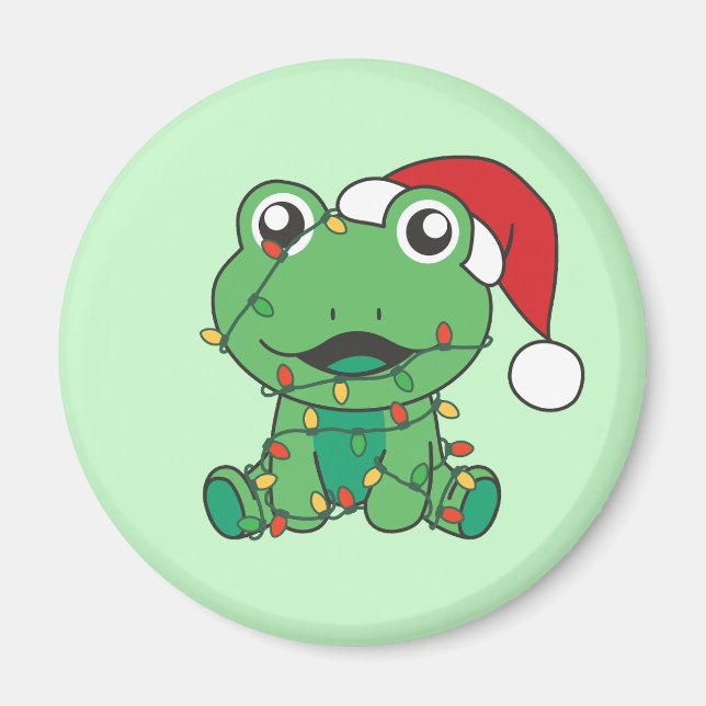 Íman Sapo Natal Sapos de férias (Frente)