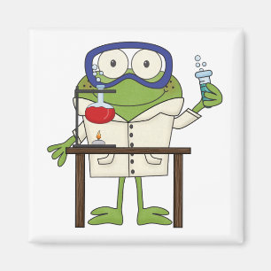 Íman Sapo no laboratório de ciência