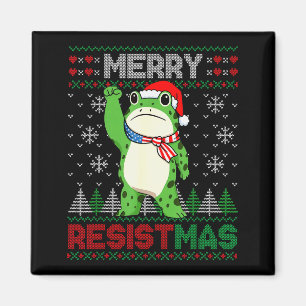 Íman Sapo Retro Alegre Resistmas Engraçado Político Fei