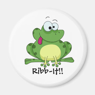 Íman Sapo Verde Feliz