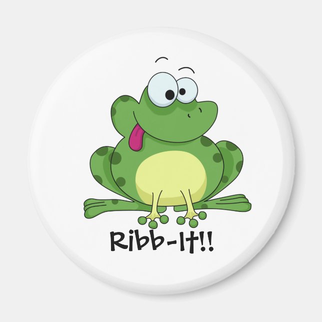 Íman Sapo Verde Feliz (Frente)